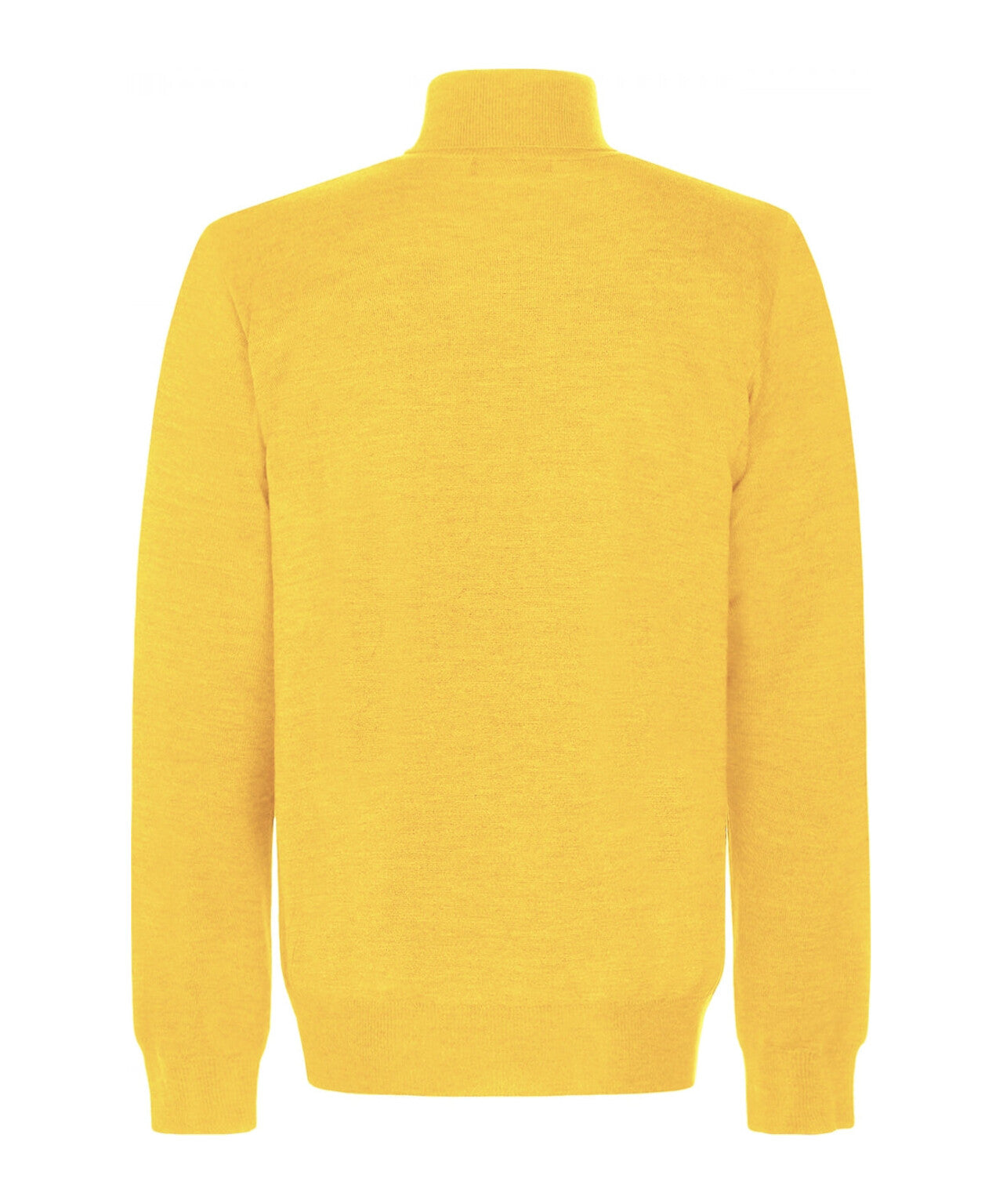 Rollkragenpullover aus Merinowolle | Gelb