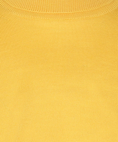 Rollkragenpullover aus Merinowolle | Gelb