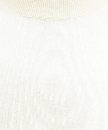 Rollkragenpullover aus Merinowolle | Weiße Wolle