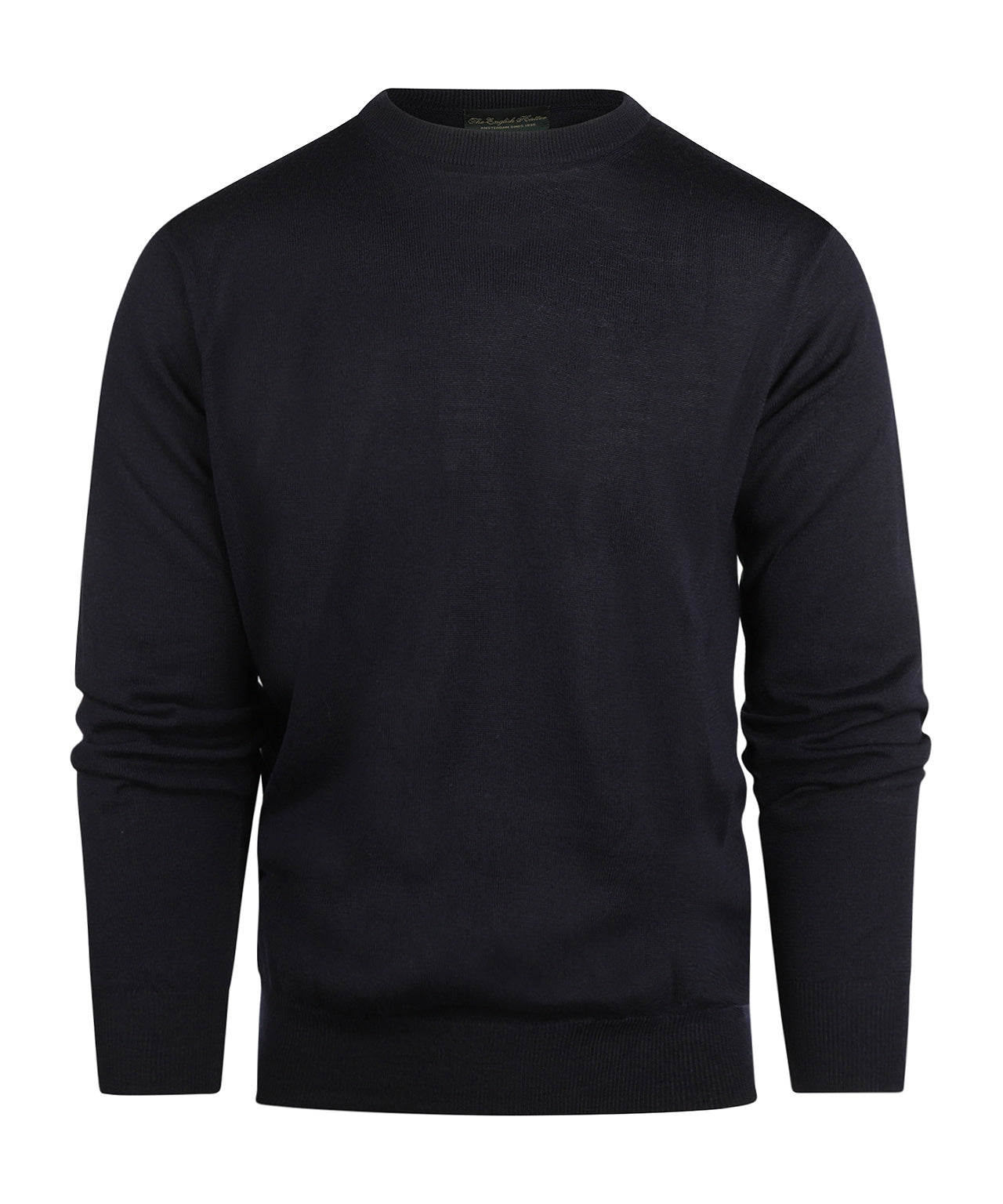 Merino Ronde Hals Pullover | Navy