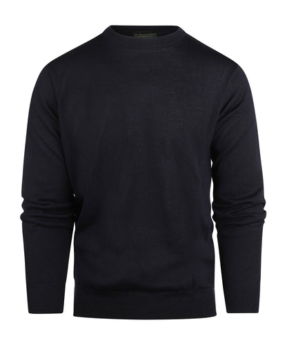 Merino Ronde Hals Pullover | Navy