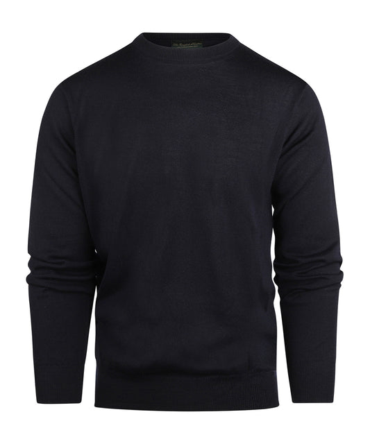 Merino O-Hals | Navy