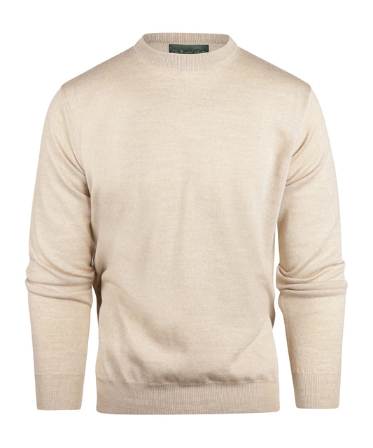 Merino O-Hals | Beige