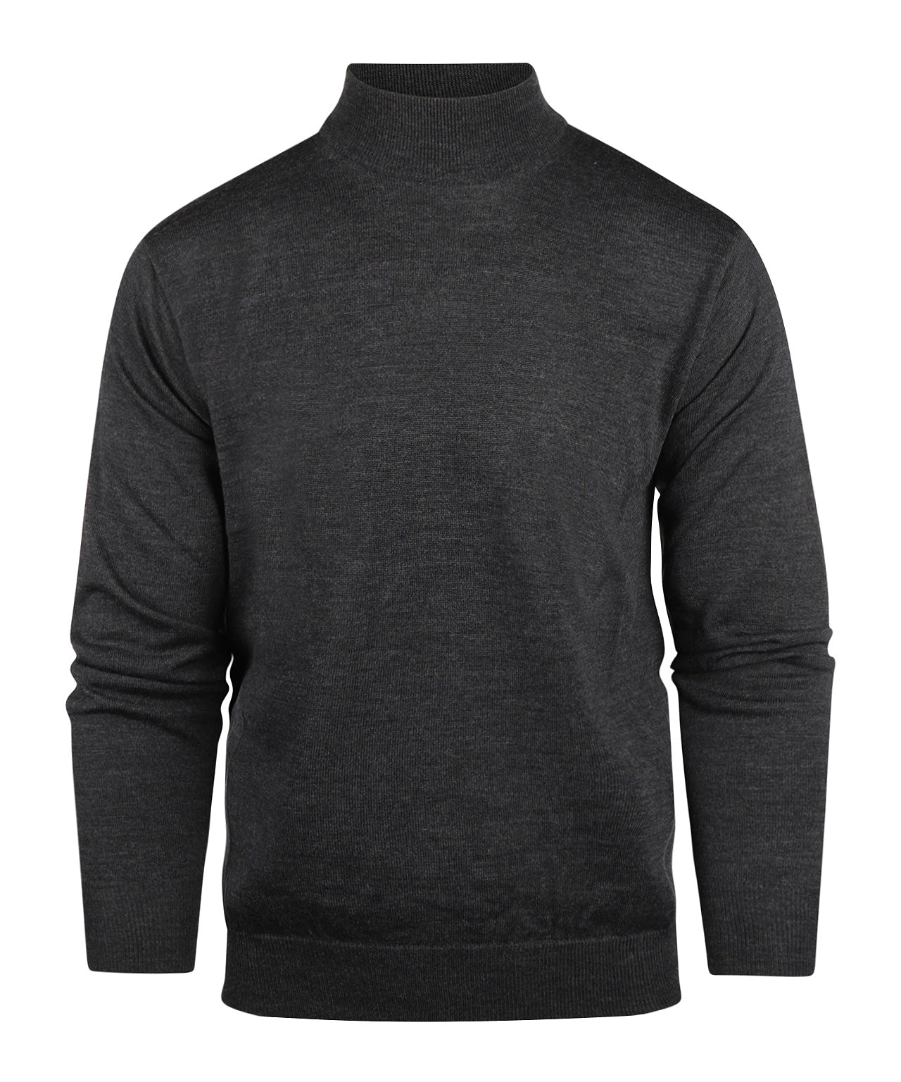 Schildkrötenpullover aus Merinowolle | Anthrazit