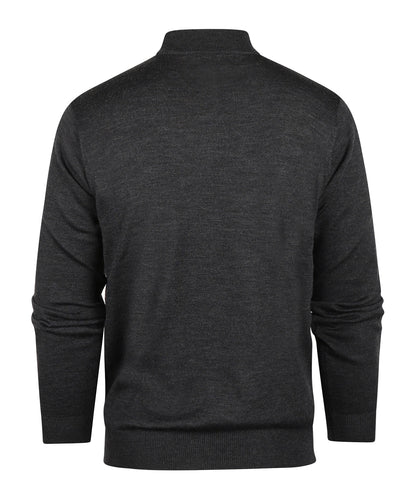 Schildkrötenpullover aus Merinowolle | Anthrazit