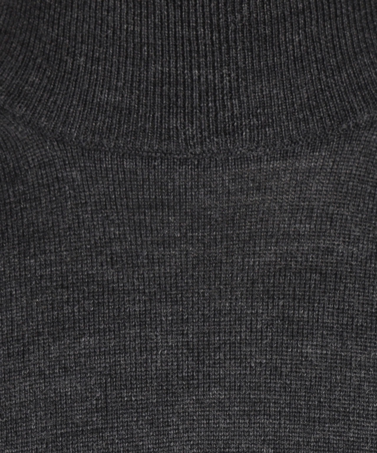 Schildkrötenpullover aus Merinowolle | Anthrazit