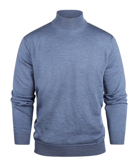 Merino Turtle | Staal Blauw