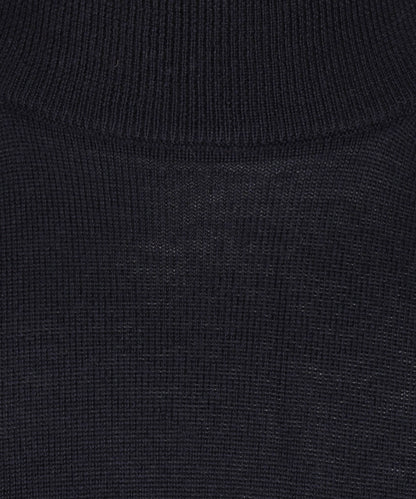 Turtle sweater Merino wool | Navy