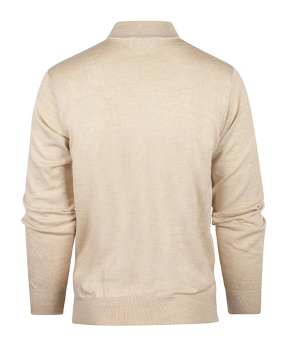 Schildkrötenpullover aus Merinowolle | Beige