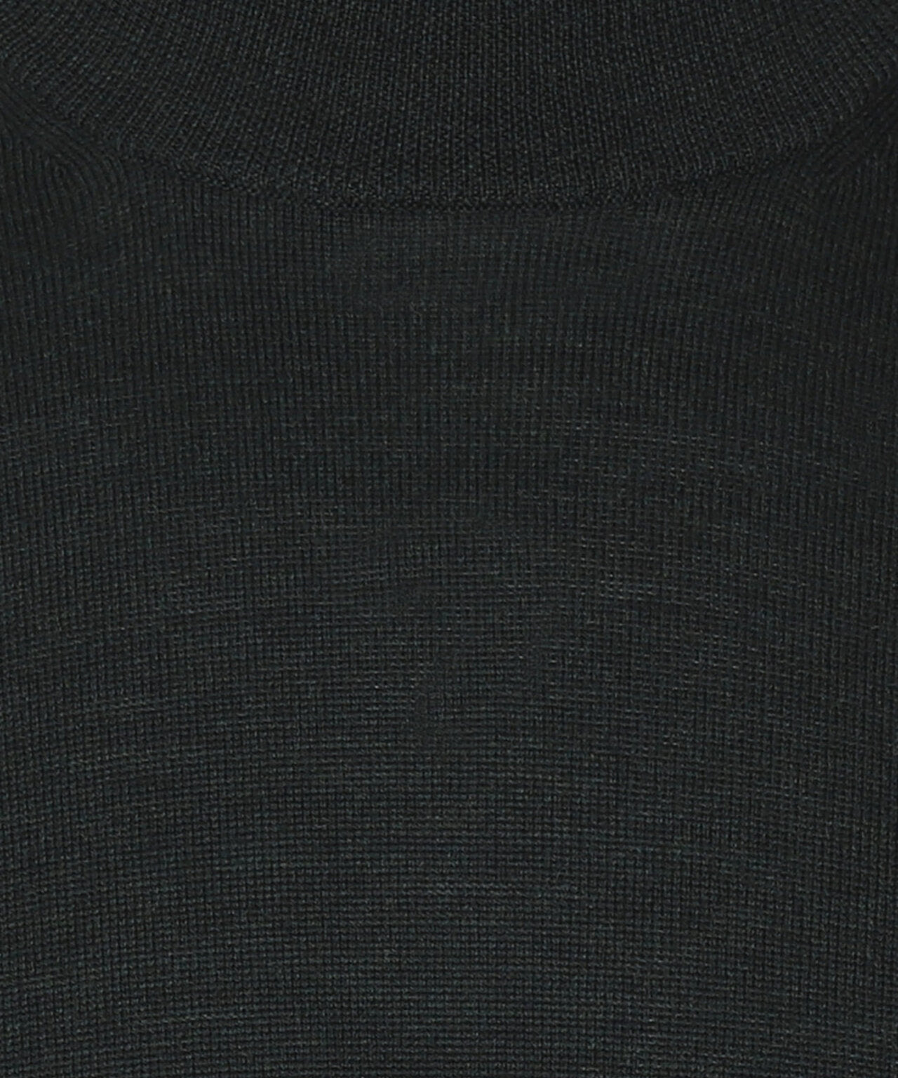 Schildkrötenpullover aus Merinowolle | Dunkelgrün