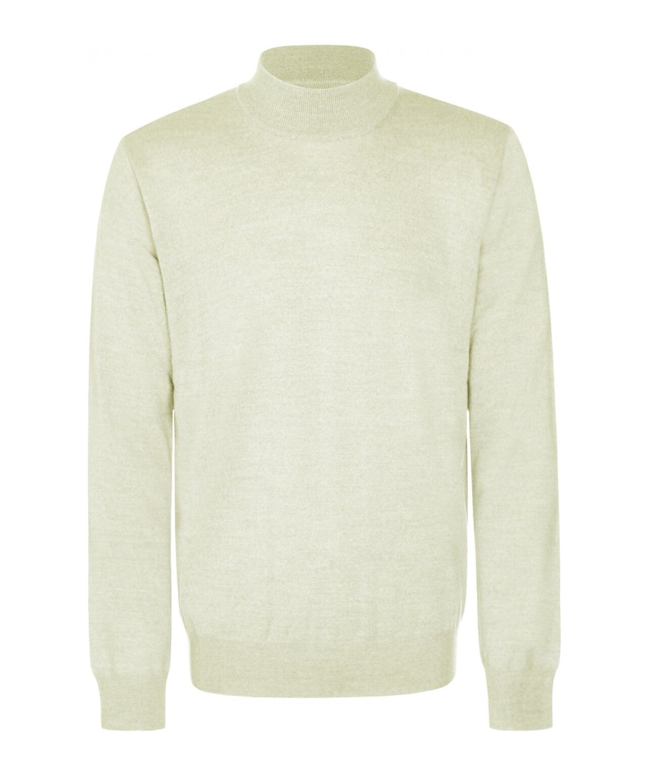 Schildkrötenpullover aus Merinowolle | Wolle Weiß
