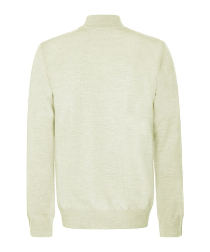 Schildkrötenpullover aus Merinowolle | Wolle Weiß
