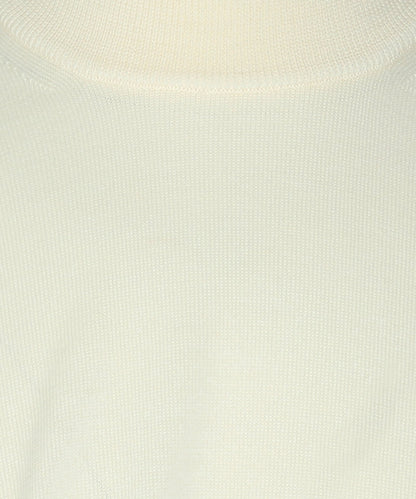 Schildkrötenpullover aus Merinowolle | Wolle Weiß