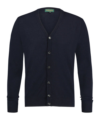 Button Vest fine Merino wool | Navy