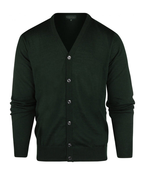 Knoop Vest fijn Merinowol | Groen