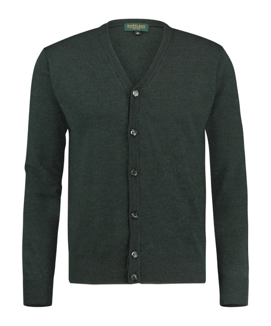 Merino Vest | Donker Groen