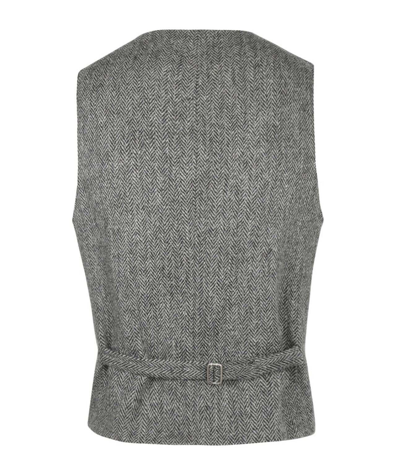 Harris Tweed Weste | Grau