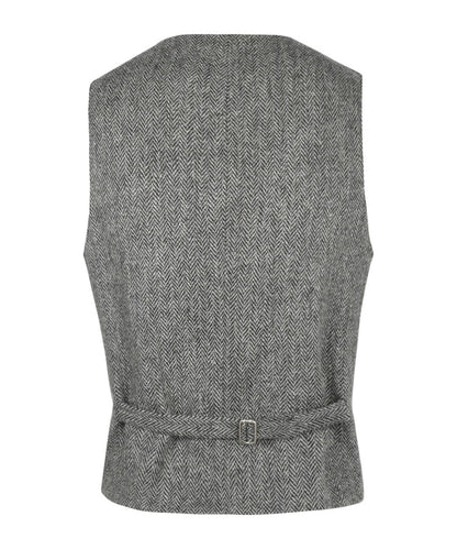 Harris Tweed Weste | Grau