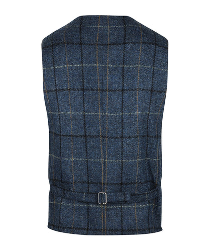 Harris Tweed Weste | Blau