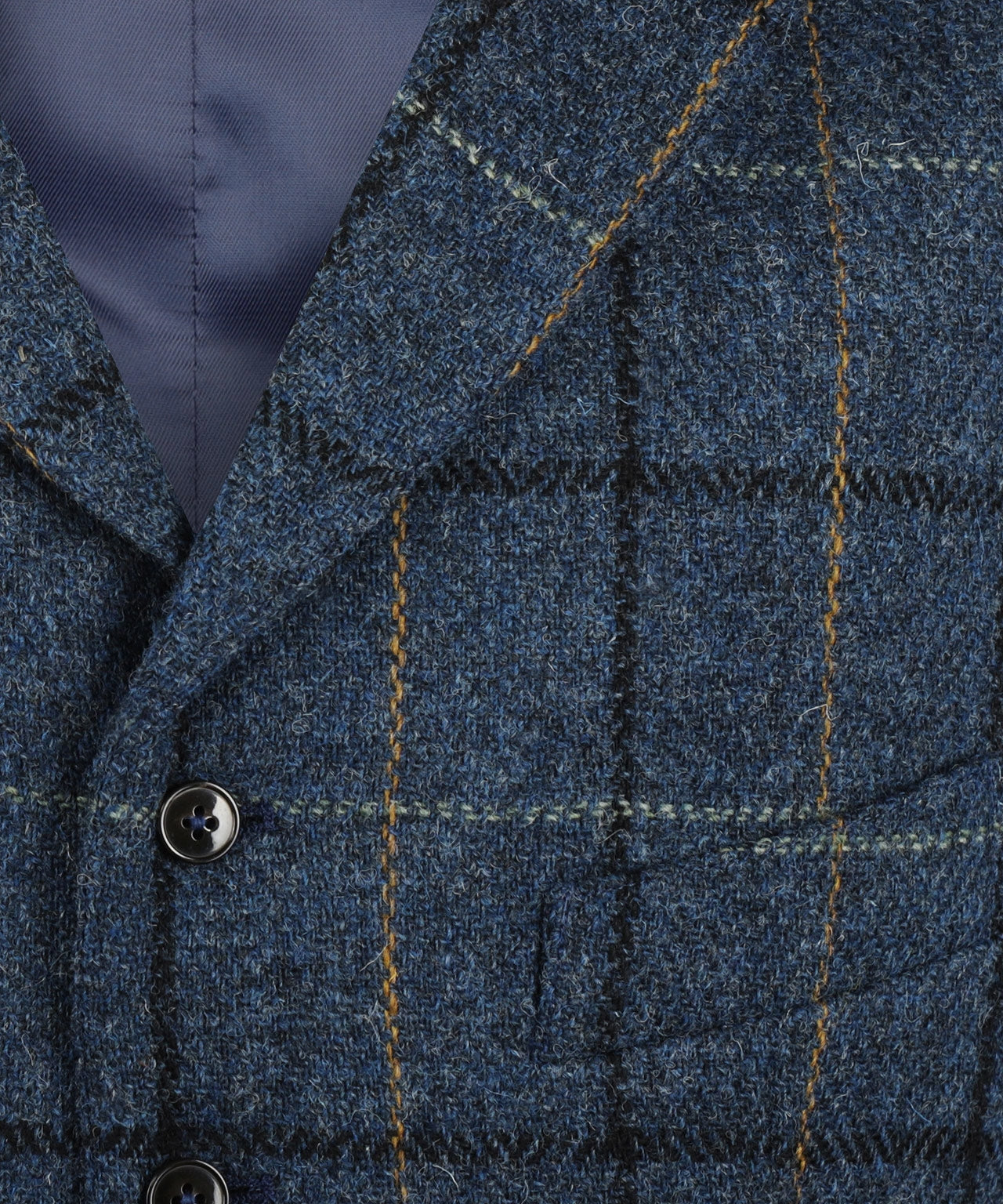 Harris Tweed Weste | Blau