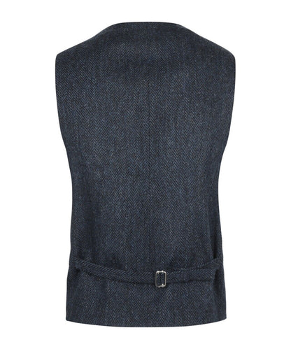 Harris Tweed Weste | Blau