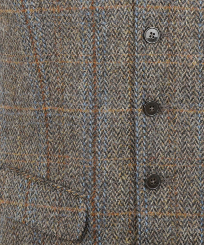 Harris Tweed Weste | Grün
