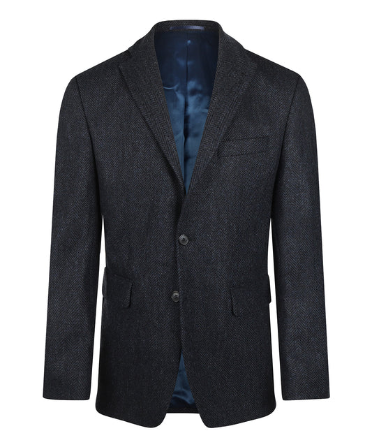 Tweed Colbert | Donker Blauw