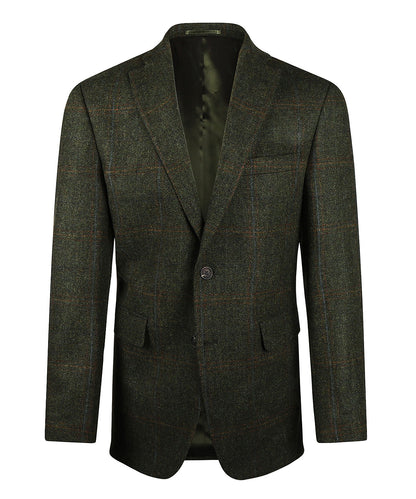 Tweed-Blazer | Grün