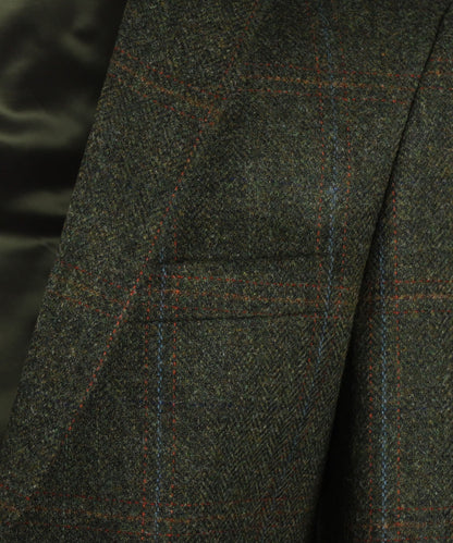 Tweed-Blazer | Grün
