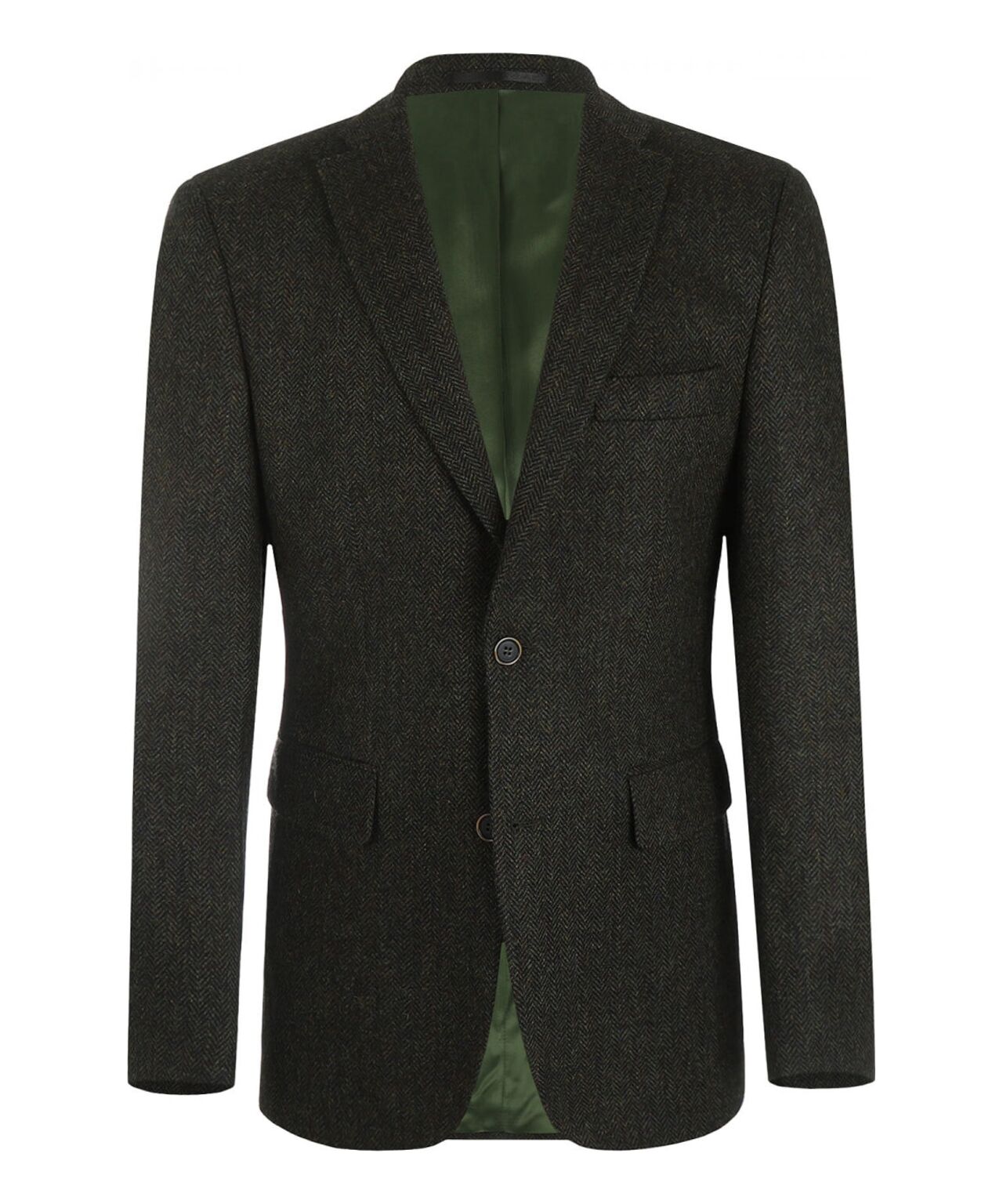Tweed-Blazer | Grün