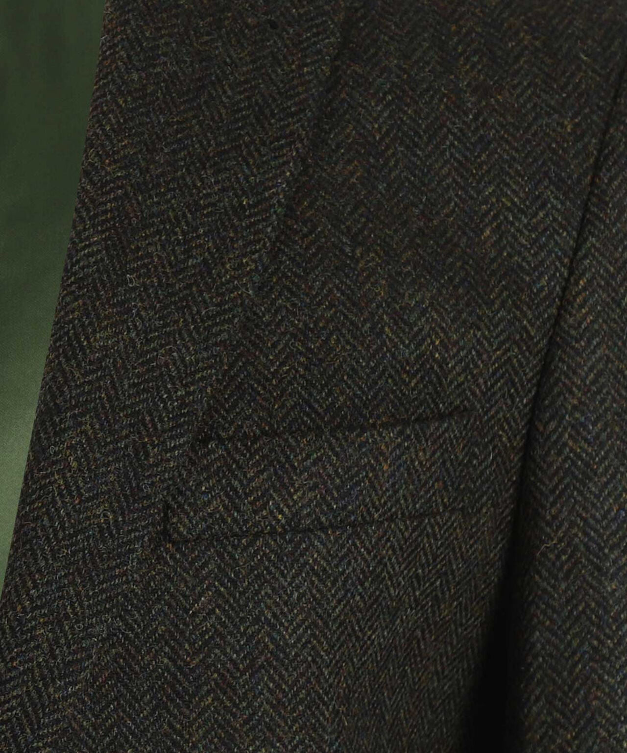 Tweed-Blazer | Grün