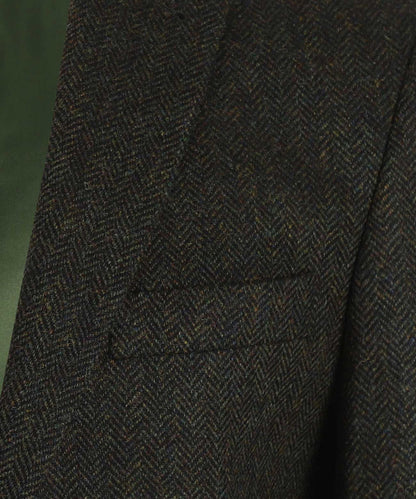 Tweed-Blazer | Grün