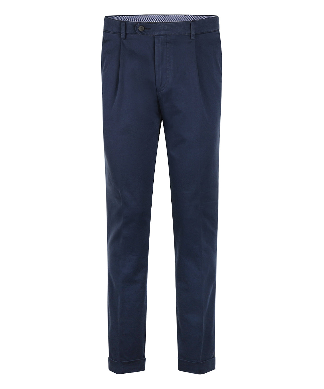 Blackpool-Hose mit Bundfalte und Umschlag | Blau