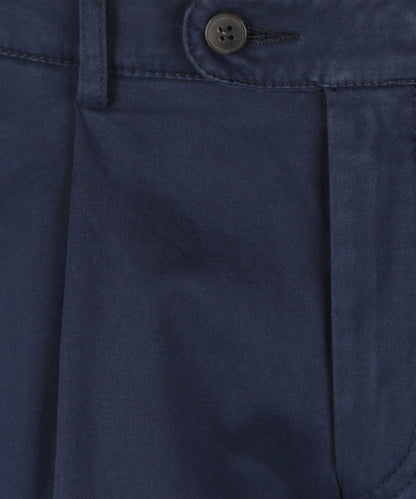Blackpool-Hose mit Bundfalte und Umschlag | Blau