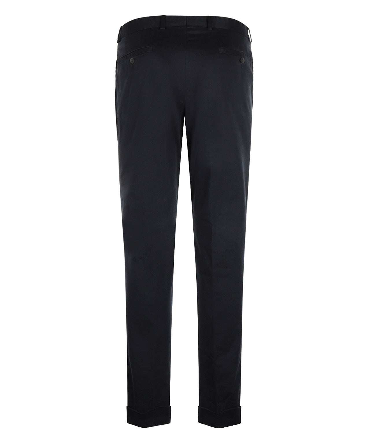 Blackpool-Hose mit Bundfalte und Umschlag | Marineblau