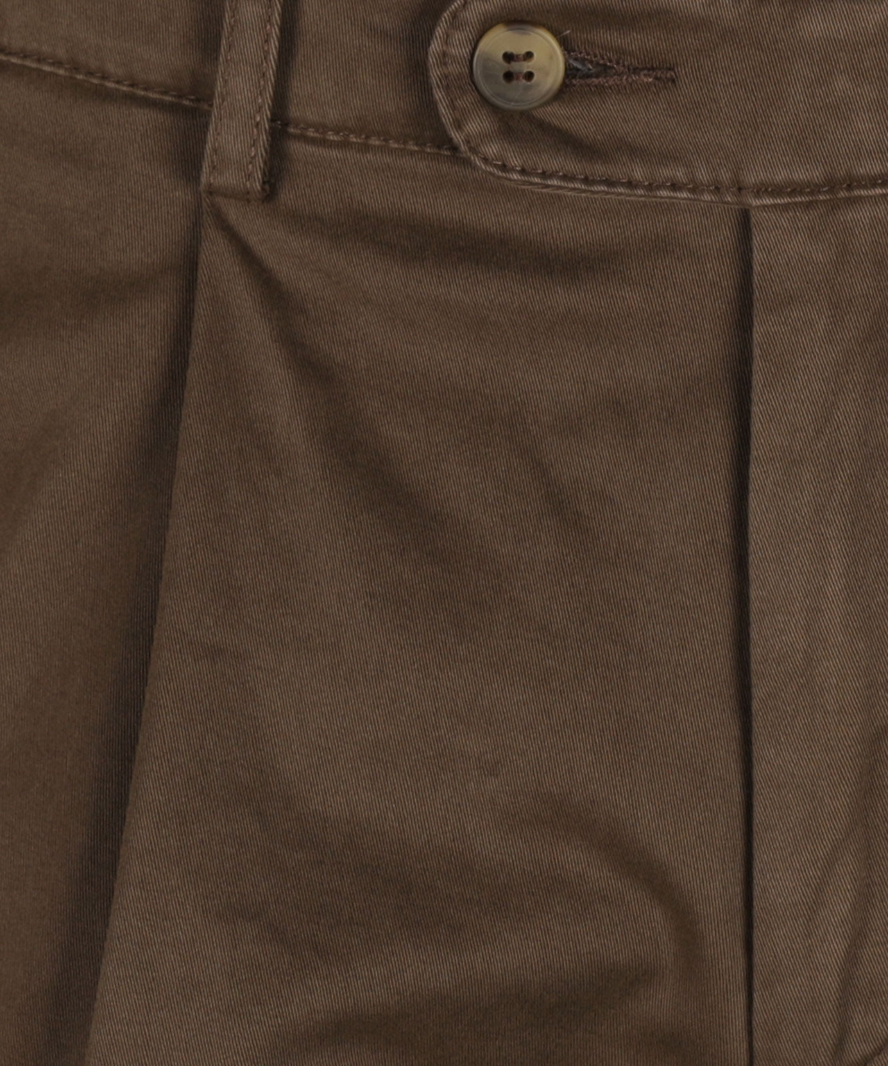 Blackpool-Hose mit Bundfalte und Umschlag | Braun