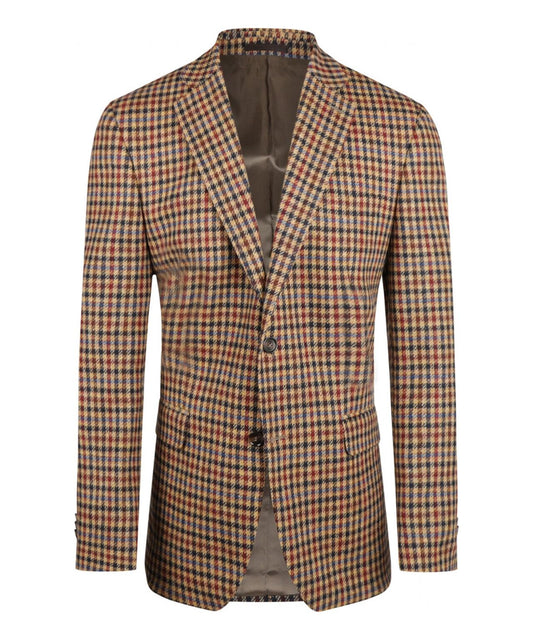 Tweed Kolbert | Beige Houndstooth