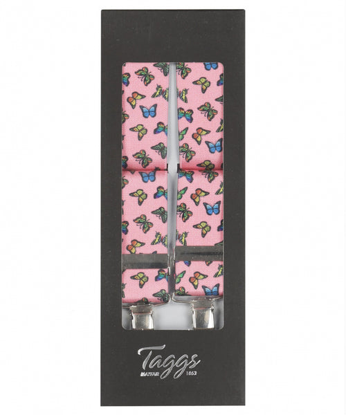 Elastische bretels met clips | Paars