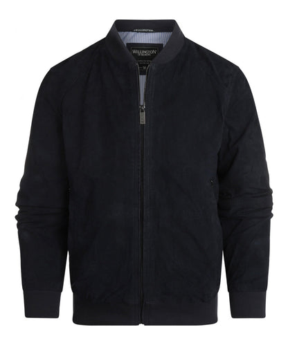 Wildlederjacke Winston | Denimblau