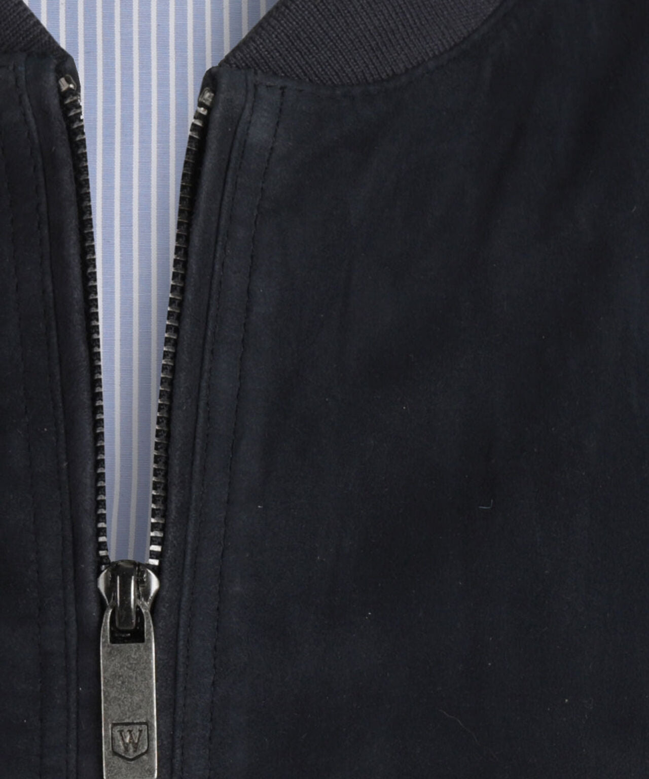 Wildlederjacke Winston | Denimblau