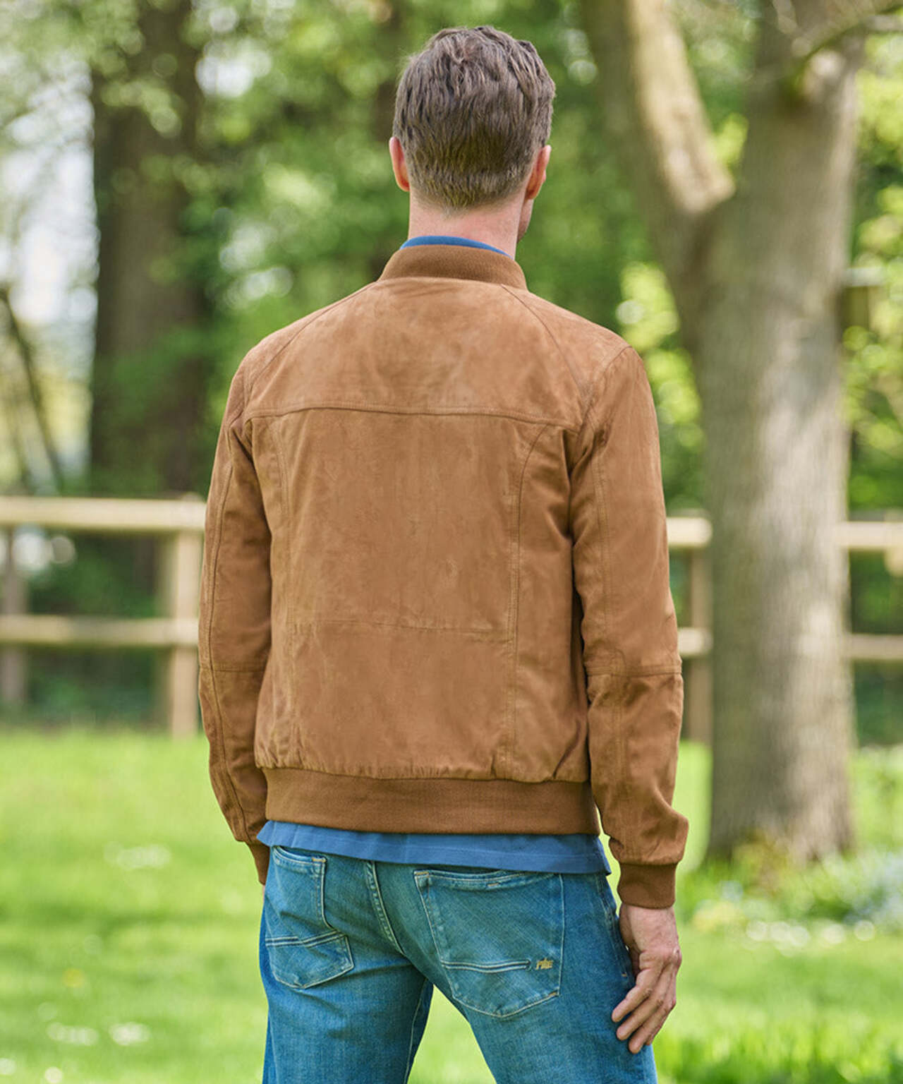 Wildlederjacke Winston | Braun