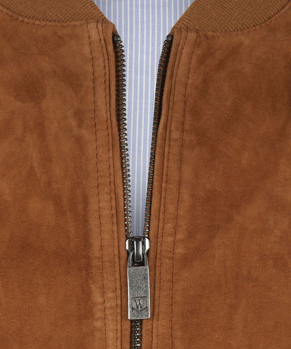 Wildlederjacke Winston | Braun