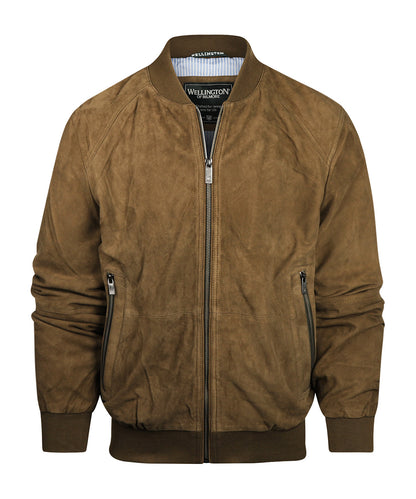 Wildlederjacke Winston | Grün