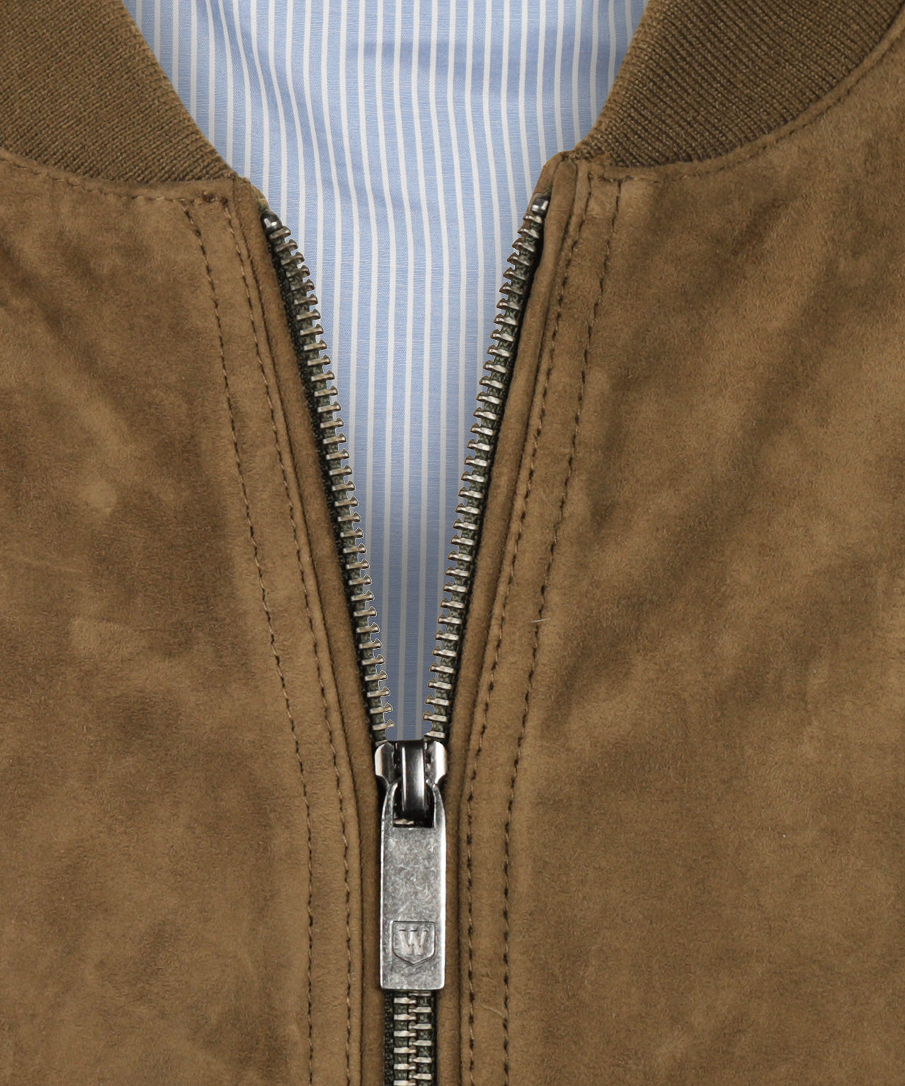 Wildlederjacke Winston | Grün