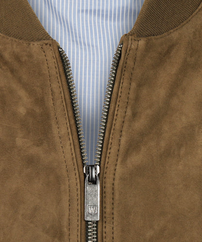 Wildlederjacke Winston | Grün