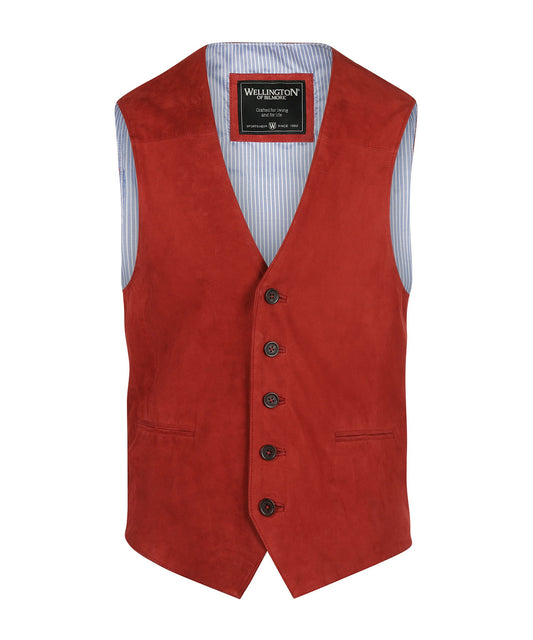 Gilet Leer | Rood