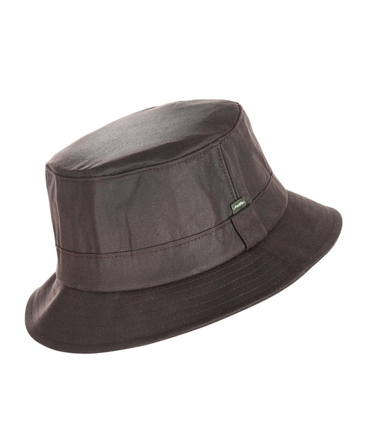 Waxed Bucket Hat | Brown