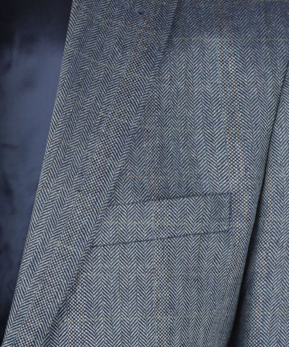 Silk Blazer | Blue