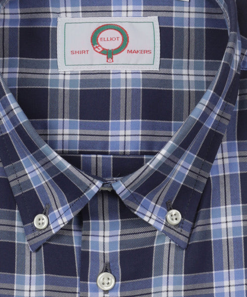 Elliot Shirt Button Down Lange Mouw | Blauw