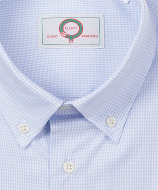 Elliot Shirt Button Down Lange Mouw | Blauw